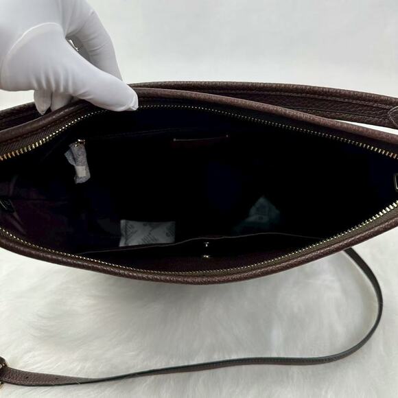 Coach Laurel Large Shoulder Bag Crossbody In Leather/Gold/Maple CY684 NWT - Picture 7 of 10